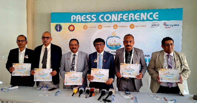 एसोसिएशन ऑफ रेडिएशन ऑन्कोलॉजिस्ट्स ऑफ इंडिया का 45वां सालाना नेशनल कॉन्फ्रेंस कोलकाता में आयोजित हुआ