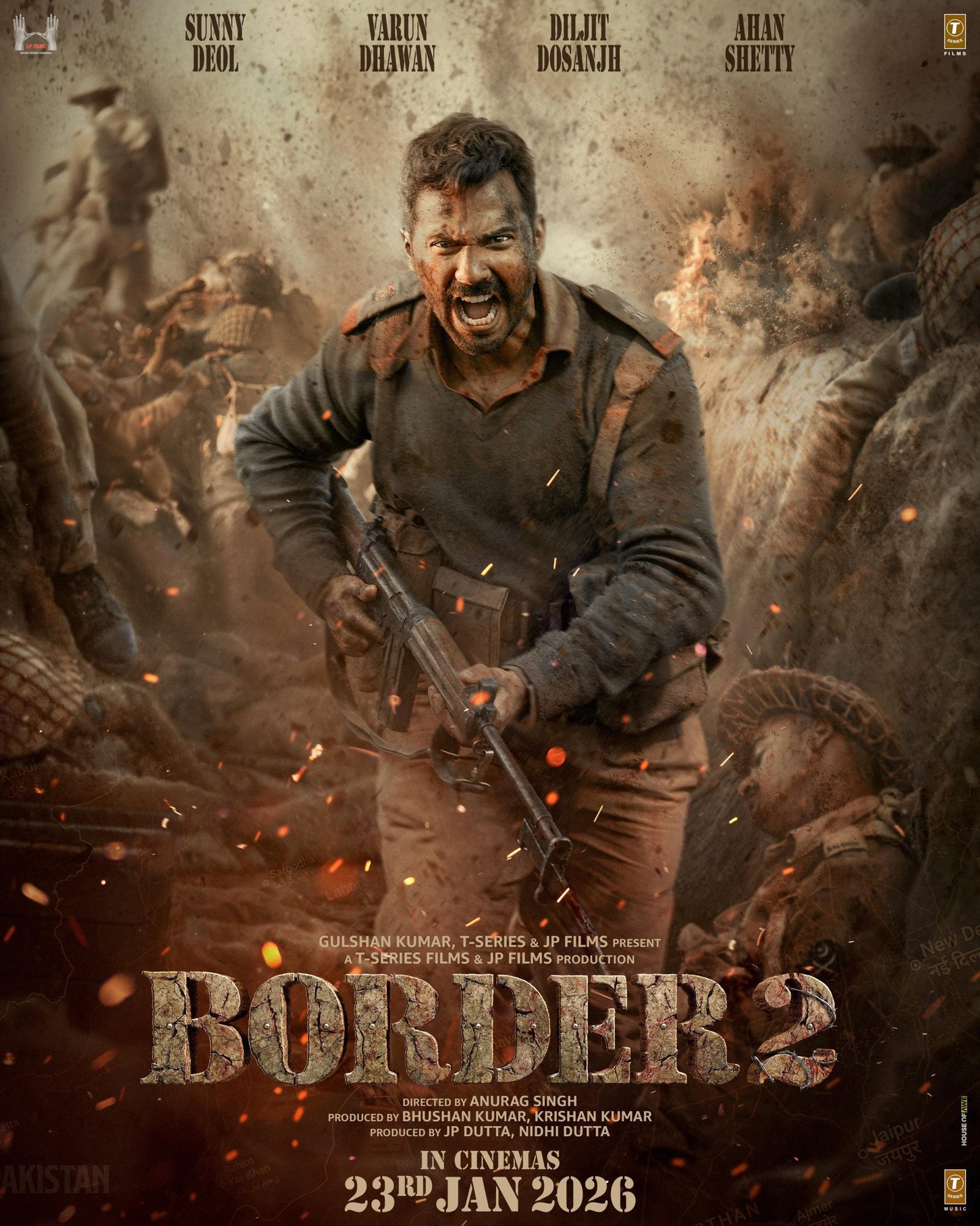 A New Chapter of Bravery Begins: Varun Dhawan’s First Look from Border 2 Unveiled