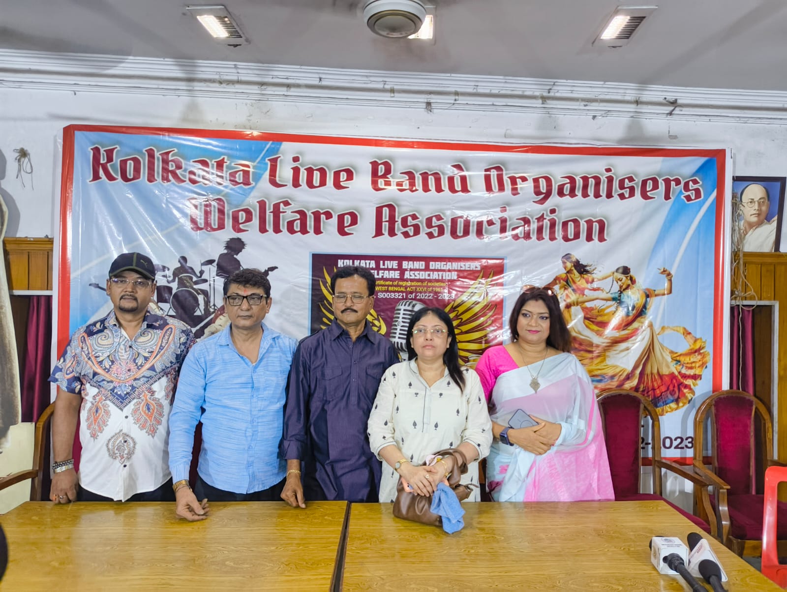 कोलकाता लाइव बैंड ऑर्गनाइजर वेलफेयर एसोसिएशन की ओर से आम बैठक और प्रेस कॉन्फ्रेंस